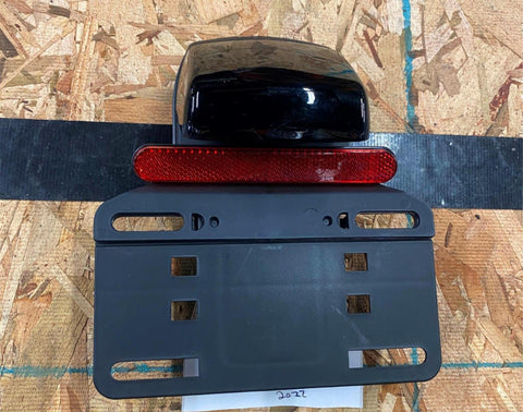CVO License Plate Light Black Touring Road Street Glide FLH OEM 2010^ Bagger!