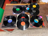 VTG Lot of 21 1950s-70s Vinyl Rock and Roll Records Various Assorted Bands