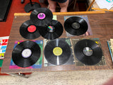 VTG Lot of 21 1950s-70s Vinyl Rock and Roll Records Various Assorted Bands