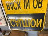 REVERSE Caution Back In Green Light Only Loading Dock Sign Truck Golf Course!