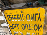REVERSE Caution Back In Green Light Only Loading Dock Sign Truck Golf Course!