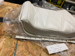 Vtg White Grabrail Passenger Buddy Seat Pad Panhead Shovelhead FLH Glide NOS!
