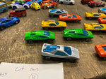 Vtg Toy Car Lot Lamborghini? Ferrari  Green Yellow silver Orange Yellow