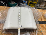 Vtg White Grabrail Passenger Buddy Seat Pad Panhead Shovelhead FLH Glide NOS!