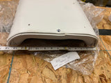 Vtg White Grabrail Passenger Buddy Seat Pad Panhead Shovelhead FLH Glide NOS!