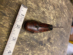 Vtg KT Japan Wind Up Celluloid Dog Toy Pulling Tin Shoe 60's