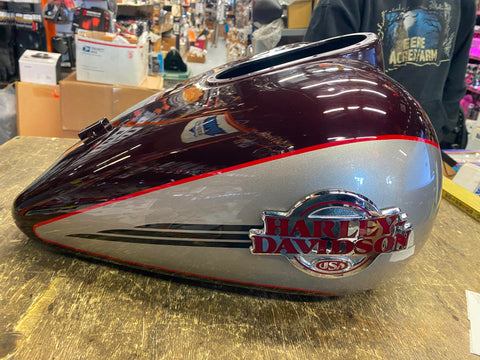 Deep Cobalt Pewter Pearl Gas Tank 2007 Ultra Classic FLH Glide Harley Burgandy!