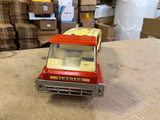 Vintage 1966 Made In USA Structo Toys Turbine Car Carrier Truck Pressed Steel