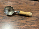 VTG Antique Early 1900s Ice Cream Scooper Wood Handled Primitive Kitchen