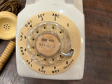 VTG 1960s Made In USA Bell System Western Electric 500 White Rotary Dial Phone