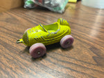 vintage 1969 die cast Tootsie Toy, Little People Race car #92, plastic wheels