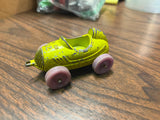 vintage 1969 die cast Tootsie Toy, Little People Race car #92, plastic wheels