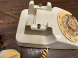 VTG 1960s Made In USA Bell System Western Electric 500 White Rotary Dial Phone