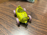 vintage 1969 die cast Tootsie Toy, Little People Race car #92, plastic wheels