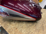 Deep Cobalt Pewter Pearl Gas Tank 2007 Ultra Classic FLH Glide Harley Burgandy!