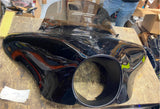 Memphis Shades Fairing Batwing Harley Sportster dyna Mounting kit shield Black