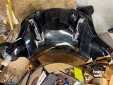 Memphis Shades Fairing Batwing Harley Sportster dyna Mounting kit shield Black