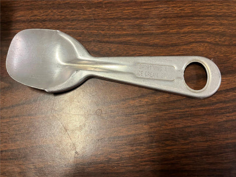 VTG 8" Aluminum Short'ning and Ice Cream Spoon - Lard and Shortening Scoop