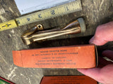 VTG Brass Hercules Door Holder NOS Commercial Flip down Stopper Box No 4 USA