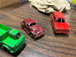 vintage 1950s-60s Made In USA Lot Of 3 Tootsietoy Cars Shuttle Truck
