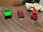 vintage 1950s-60s Made In USA Lot Of 3 Tootsietoy Cars Shuttle Truck