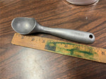 Vintage 1950’s Nuroll Colonial Ice Cream Scoop Cast Aluminum Maumee Ohio 7.25"