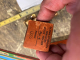VTG Brass Hercules Door Holder NOS Commercial Flip down Stopper Box No 4 USA