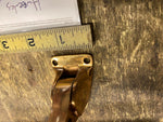 VTG Brass Hercules Door Holder NOS Commercial Flip down Stopper Box No 4 USA