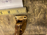 VTG Brass Hercules Door Holder NOS Commercial Flip down Stopper Box No 4 USA
