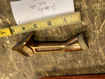 VTG Brass Hercules Door Holder NOS Commercial Flip down Stopper Box No 4 USA