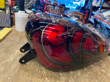 Custom Paint Sportster Gas Tank 2007^ 883 1200 Iron candy red skulls Airbrush!