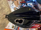 Custom Paint Sportster Gas Tank 2007^ 883 1200 Iron candy red skulls Airbrush!