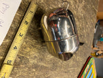 VTG Metal Pig Piggy Bank Collectible Desk display 5"