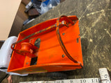 Vtg 50's Structo Toy Tow Wrecker Truck Toyland Garage Metal Wind Up 11"  Service