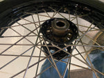 Pr Star Hub Wheels Black 18" OEM Rebuilt Coker Tires Knucklehead Flathead Panhea