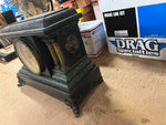 VTG Antique Seth Thomas Mantle Clock Classical Pillar Faux Marble Untested