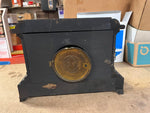 VTG Antique Seth Thomas Mantle Clock Classical Pillar Faux Marble Untested