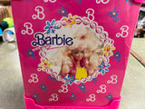 Vintage 1991 Barbie Deluxe Doll Trunk Carrying Case Travel Bag Organizer