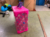 Vintage 1991 Barbie Deluxe Doll Trunk Carrying Case Travel Bag Organizer