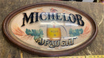 VTG Michelob Beer Bar Bubble Sign Oval 23 x 15 Mancave Bar TAvern Garage Draught
