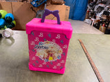 Vintage 1991 Barbie Deluxe Doll Trunk Carrying Case Travel Bag Organizer