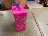 Vintage 1991 Barbie Deluxe Doll Trunk Carrying Case Travel Bag Organizer