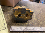Cast Iron Antique Coin Bank Ac Williams Dutch House Green Roof 1910-1931 Penny