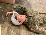 1964 Gi Joe Action Figure Marine Rare Talking Outfit MP Military Police Helmet!