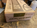 Vtg Kalart 8mm Film Movie Editor Viewer Eight Original Box 1960's 8mm Camera Vid