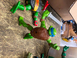 2004 mirage studios ninja mutant turtles Lot SEt Donatello Mikey Action Figures!