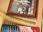 Vtg 1919 Goodbye Wild Women Good Bye Sold Advertising Picture Book Framed Antiqu