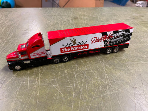 Vtg 1990s Racing Champions Dale Earnhardt 9th Annual Winston Car Hauler Truck