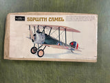 Vintage 1973 Revell William Barker's Sopwith Camel Model Airplane Kit H-291