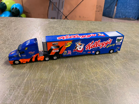 Vtg 1990s Mattel Terry Labonte NASCAR Kellogs Tony The Tiger Car Hauler